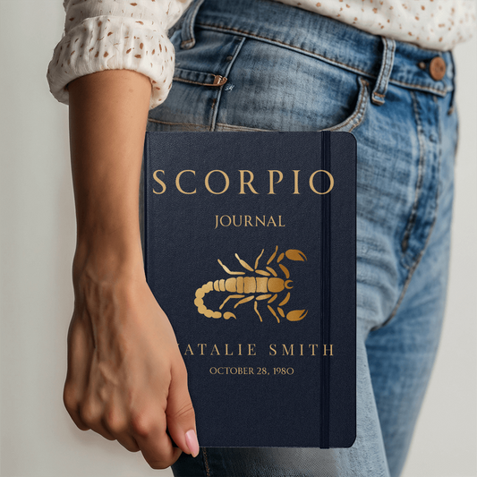 Scorpio Personalized Journal – Reflection & Self-Discovery Notebook