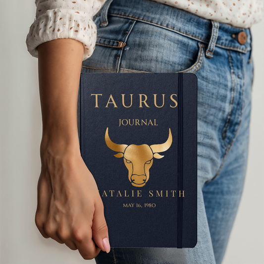 Taurus Personalized Journal – Reflection & Self-Discovery Notebook