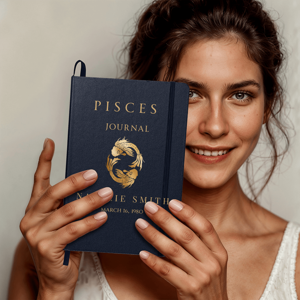 Pisces Personalized Journal – Reflection & Self-Discovery Notebook