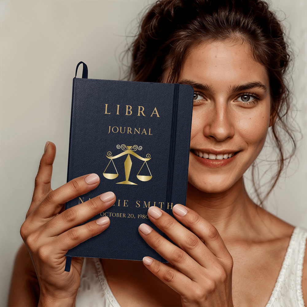 Libra Personalized Journal – Reflection & Self-Discovery Notebook