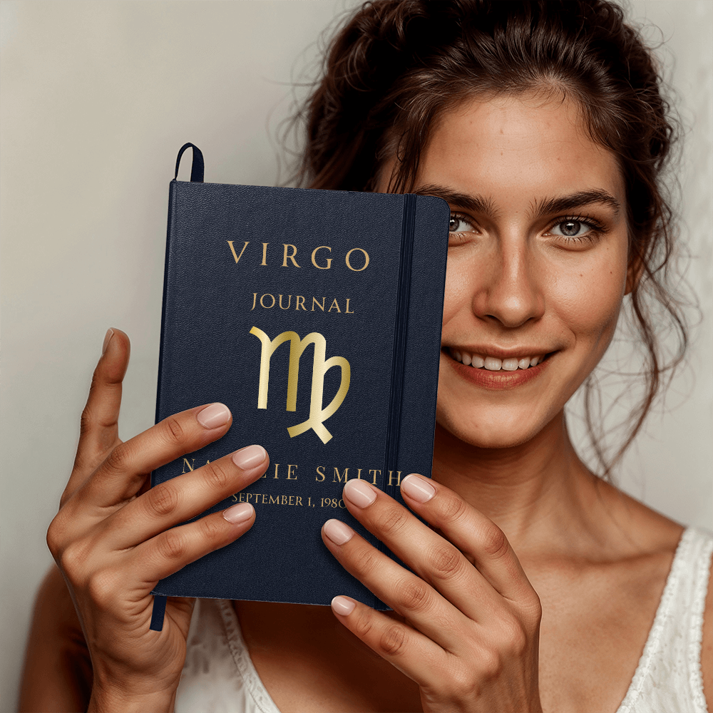 Virgo Personalized Journal – Reflection & Self-Discovery Notebook