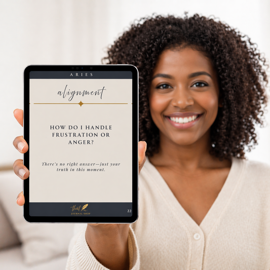 Aries Guided Journal Prompts – Digital Download for Self-Reflection & Growth