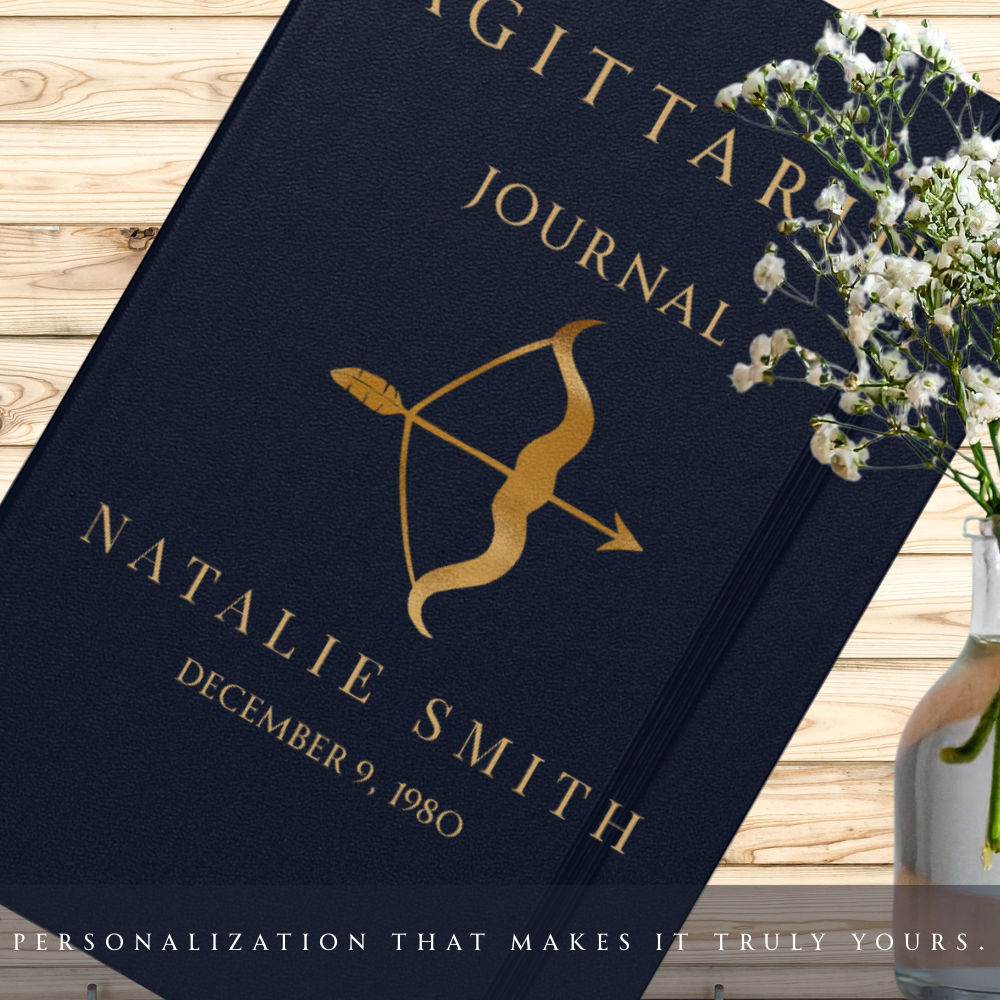 Sagittarius Personalized Journal – Reflection & Self-Discovery Notebook