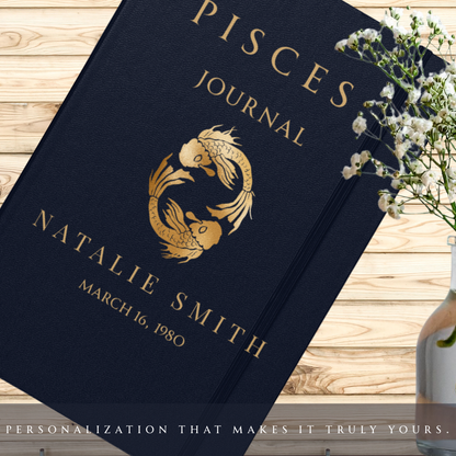 Pisces Personalized Growth Journal with Guided Digital Prompts