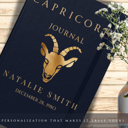 Capricorn Personalized Growth Journal with Guided Digital Prompts