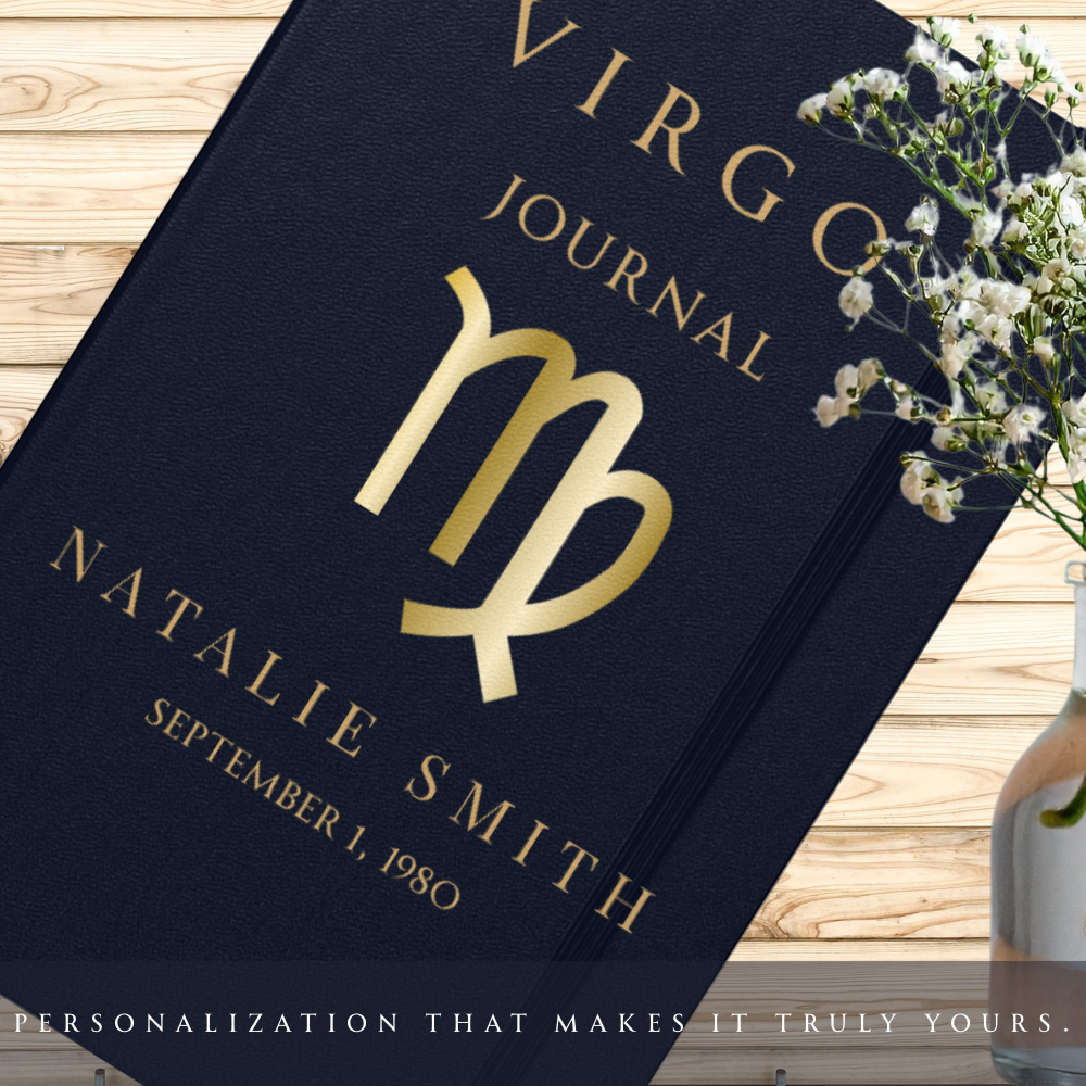 Virgo Personalized Growth Journal with Guided Digital Prompts