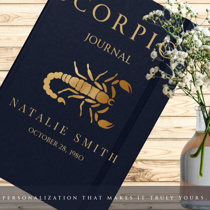 Scorpio Personalized Growth Journal with Guided Digital Prompts