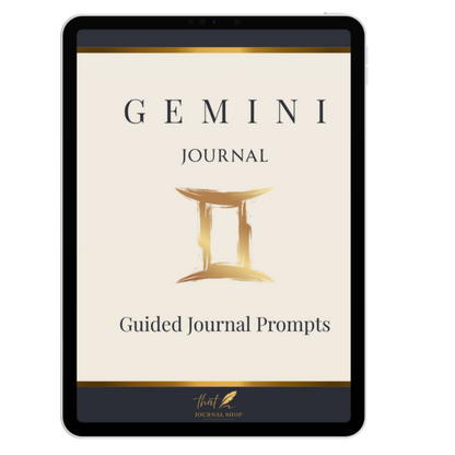 Gemini Guided Journal Prompts – Digital Download for Self-Reflection & Growth