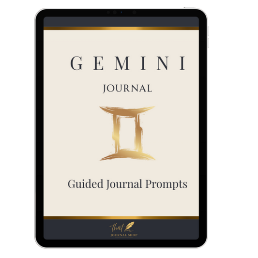 Gemini Guided Journal Prompts – Digital Download for Self-Reflection & Growth
