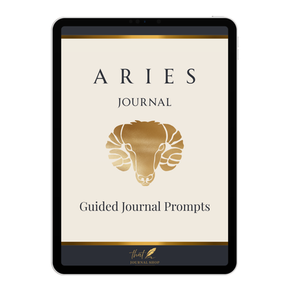 Aries Guided Journal Prompts – Digital Download for Self-Reflection & Growth