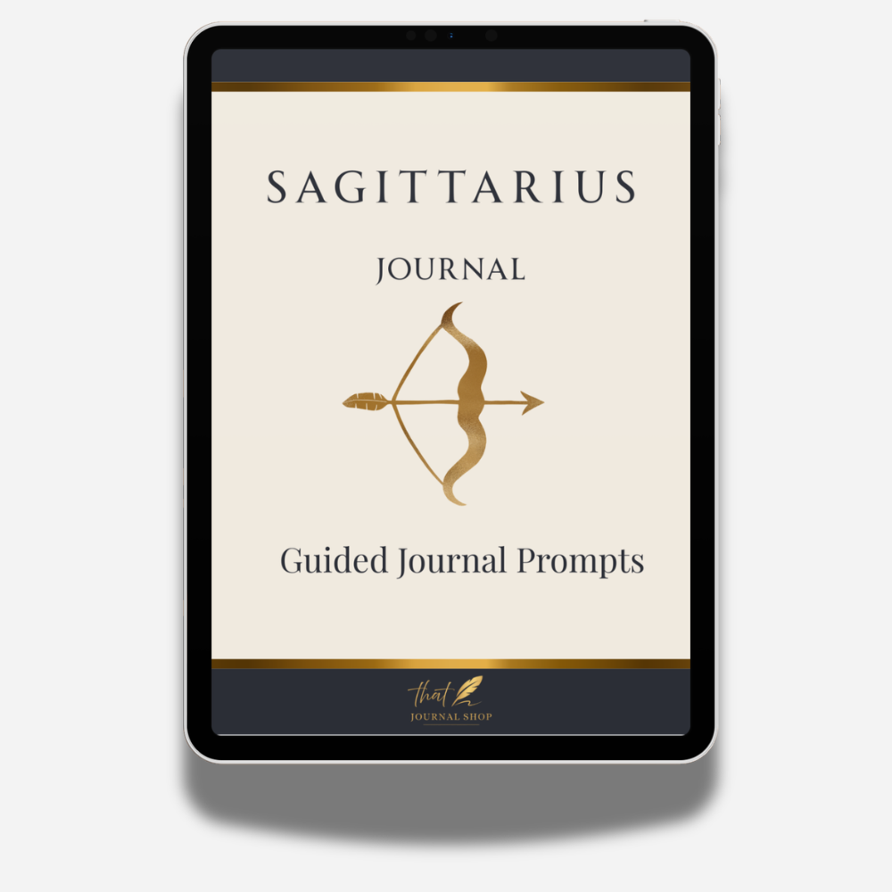 Sagittarius Guided Journal Prompts – Digital Download for Self-Reflection & Growth