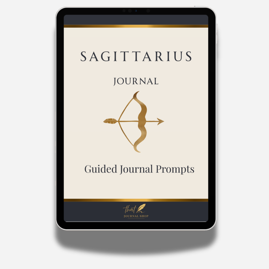 Sagittarius Guided Journal Prompts – Digital Download for Self-Reflection & Growth