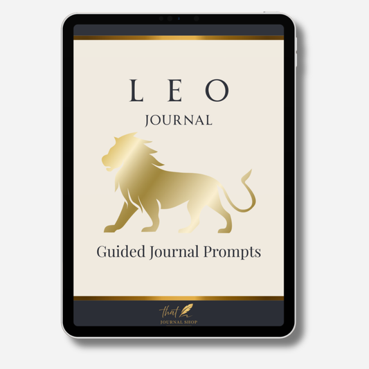 Leo Guided Journal Prompts – Digital Download for Self-Reflection & Growth