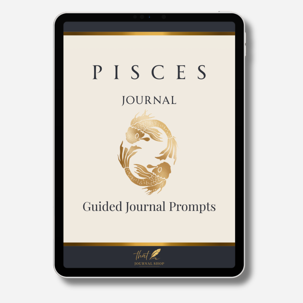 Pisces Guided Journal Prompts – Digital Download for Self-Reflection & Growth
