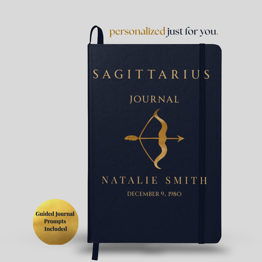 Sagittarius Personalized Journal – Reflection & Self-Discovery Notebook