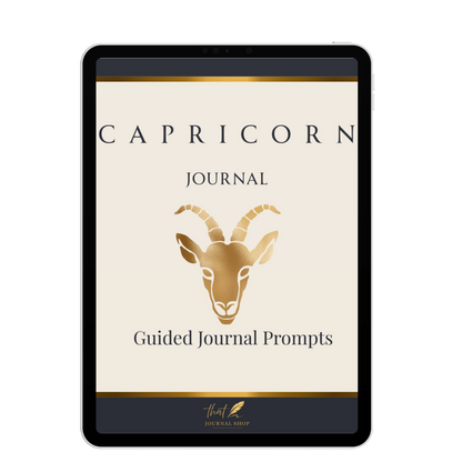 Capricorn Guided Journal Prompts – Digital Download for Self-Reflection & Growth