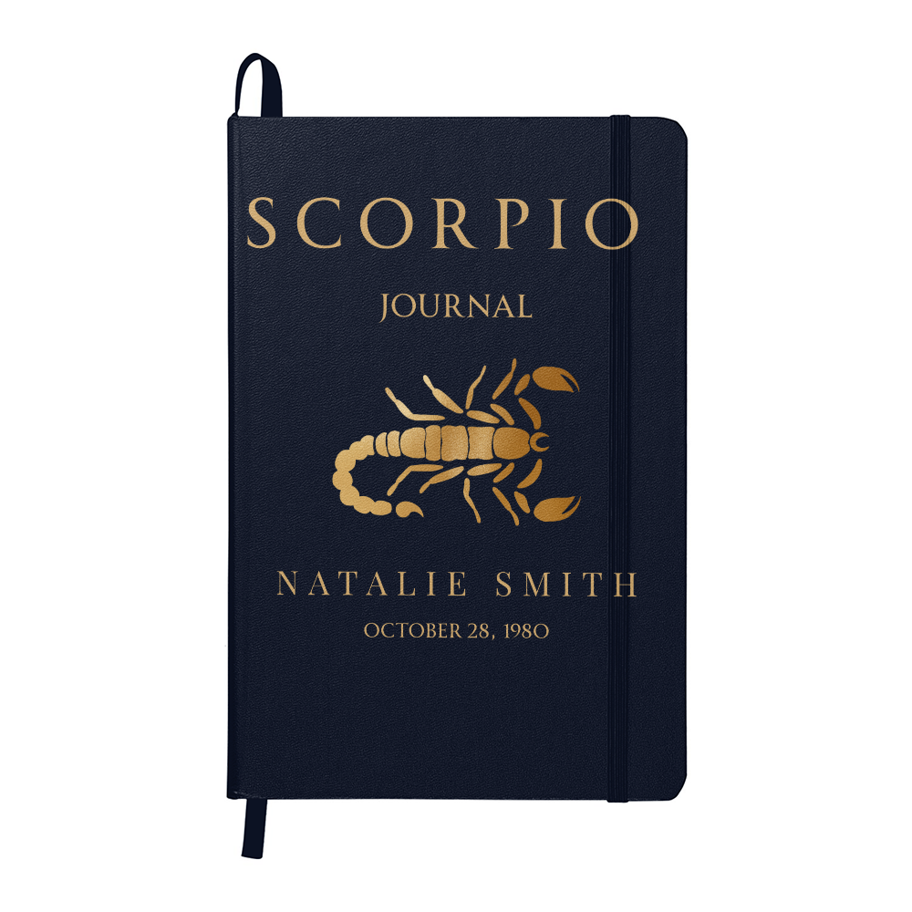 Scorpio Personalized Journal – Reflection & Self-Discovery Notebook