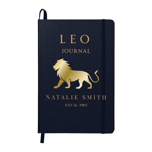 Leo Personalized Journal – Reflection & Self-Discovery Notebook