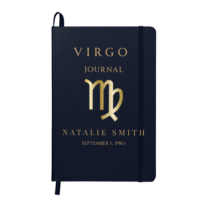 Virgo  Personalized Journal – Reflection & Self-Discovery Notebook