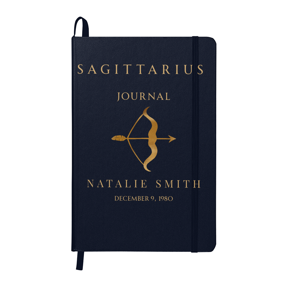 Sagittarius Personalized Journal – Reflection & Self-Discovery Notebook