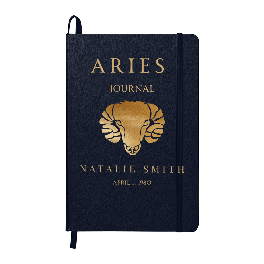 Aries Personalized Journal – Reflection & Self-Discovery Notebook