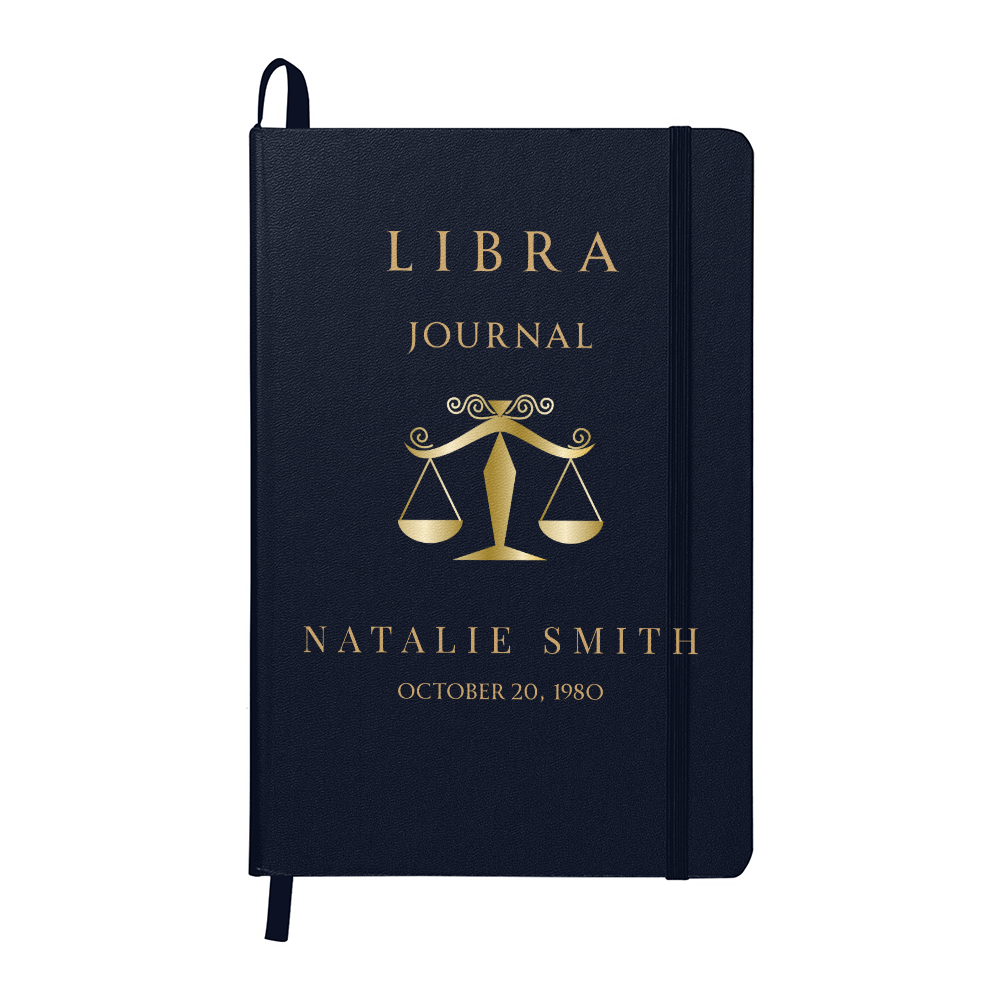 Libra Personalized Journal – Reflection & Self-Discovery Notebook