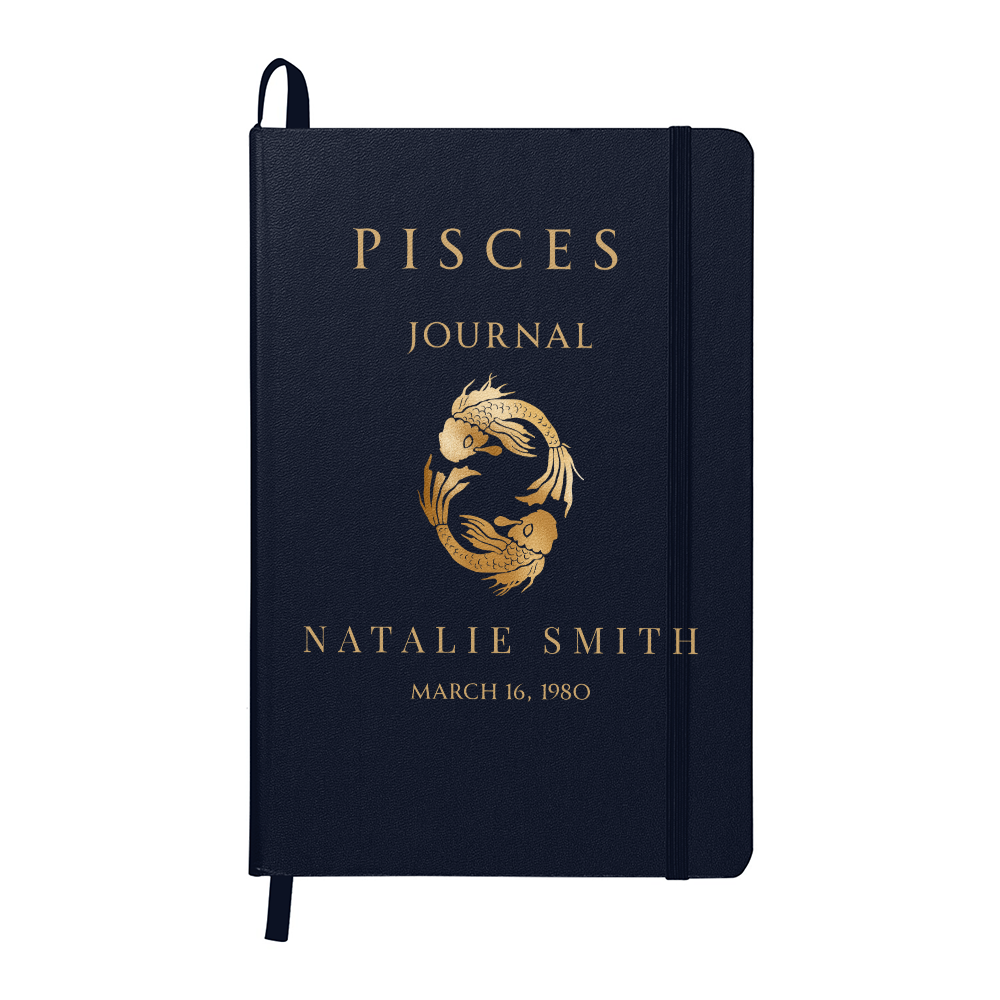 Pisces Personalized Journal – Reflection & Self-Discovery Notebook