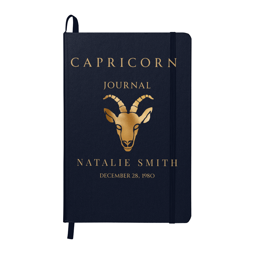 Capricorn Personalized Journal – Reflection & Self-Discovery Notebook