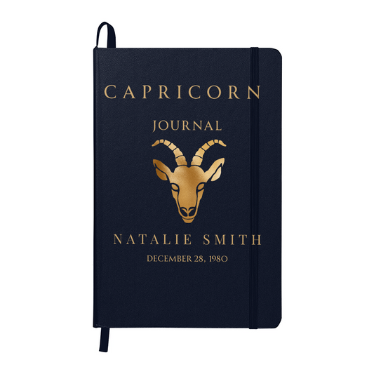Capricorn Personalized Journal – Reflection & Self-Discovery Notebook
