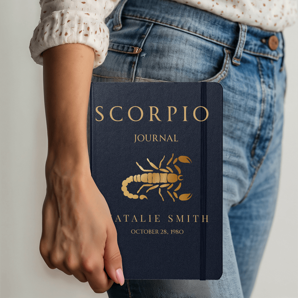Scorpio Personalized Journal – Reflection & Self-Discovery Notebook