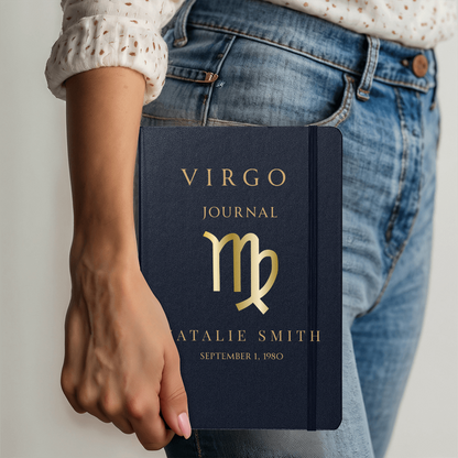 Virgo  Personalized Journal – Reflection & Self-Discovery Notebook
