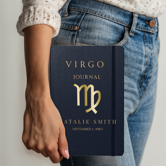 Virgo  Personalized Journal – Reflection & Self-Discovery Notebook