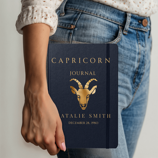 Capricorn Personalized Journal – Reflection & Self-Discovery Notebook