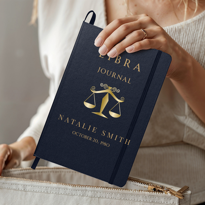 Libra Personalized Journal – Reflection & Self-Discovery Notebook
