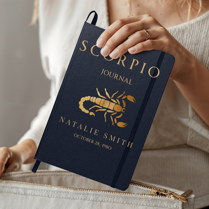 Scorpio Personalized Journal – Reflection & Self-Discovery Notebook