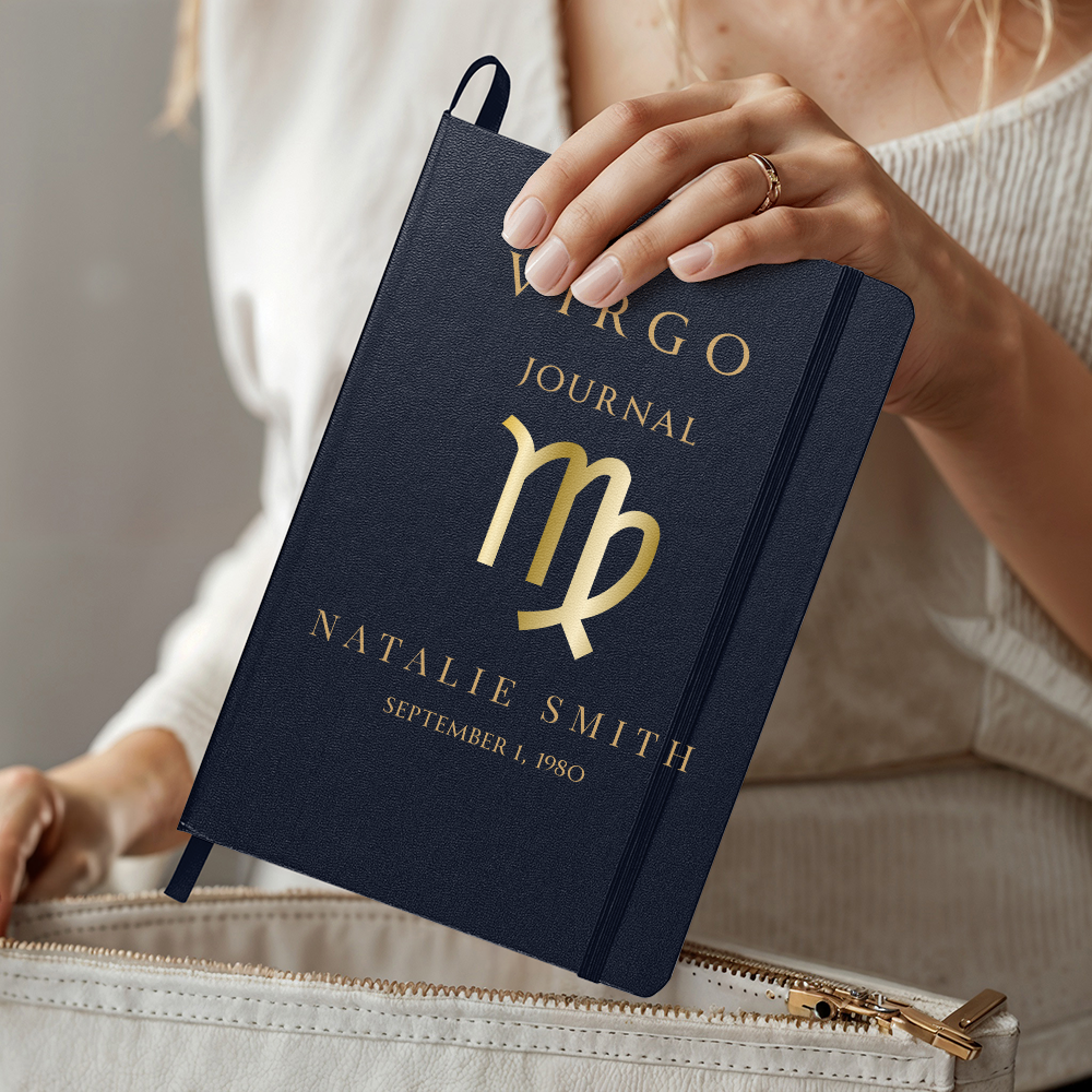 Virgo  Personalized Journal – Reflection & Self-Discovery Notebook