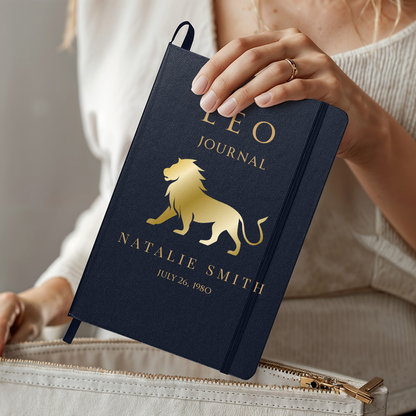 Leo Personalized Journal – Reflection & Self-Discovery Notebook
