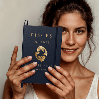 Pisces Personalized Journal – Reflection & Self-Discovery Notebook