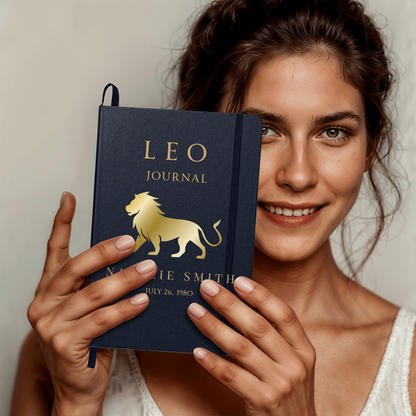 Leo Personalized Journal – Reflection & Self-Discovery Notebook