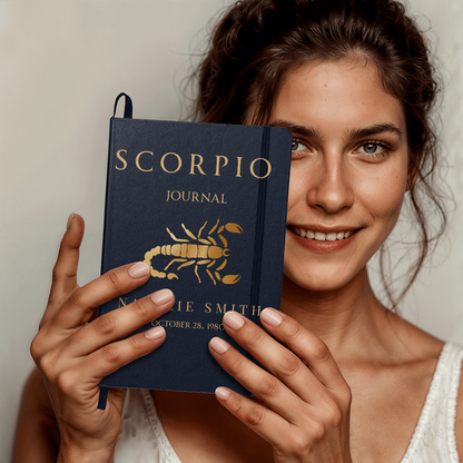 Scorpio Personalized Journal – Reflection & Self-Discovery Notebook